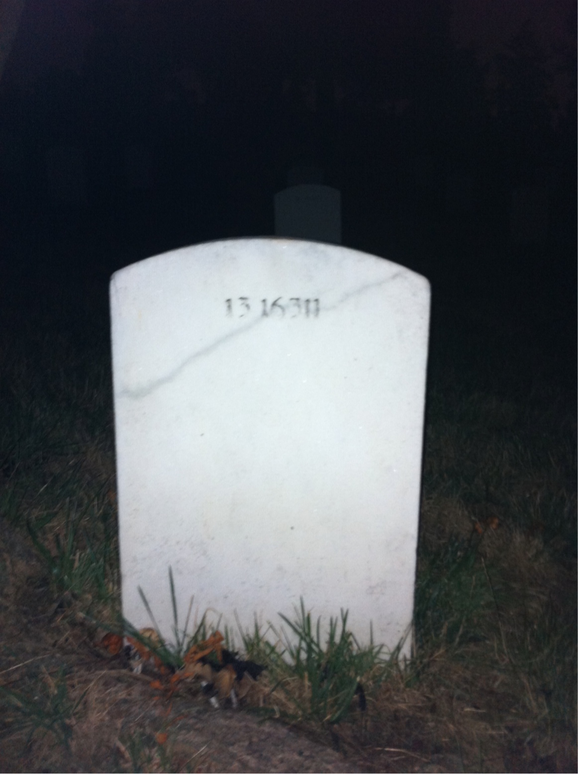 Back of headstone — Frank Murphy