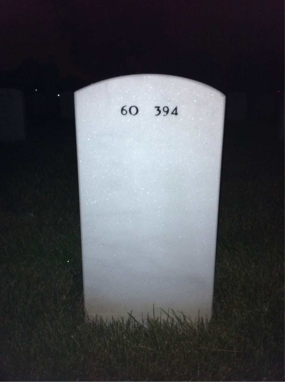 Back of headstone — Jack Koesler