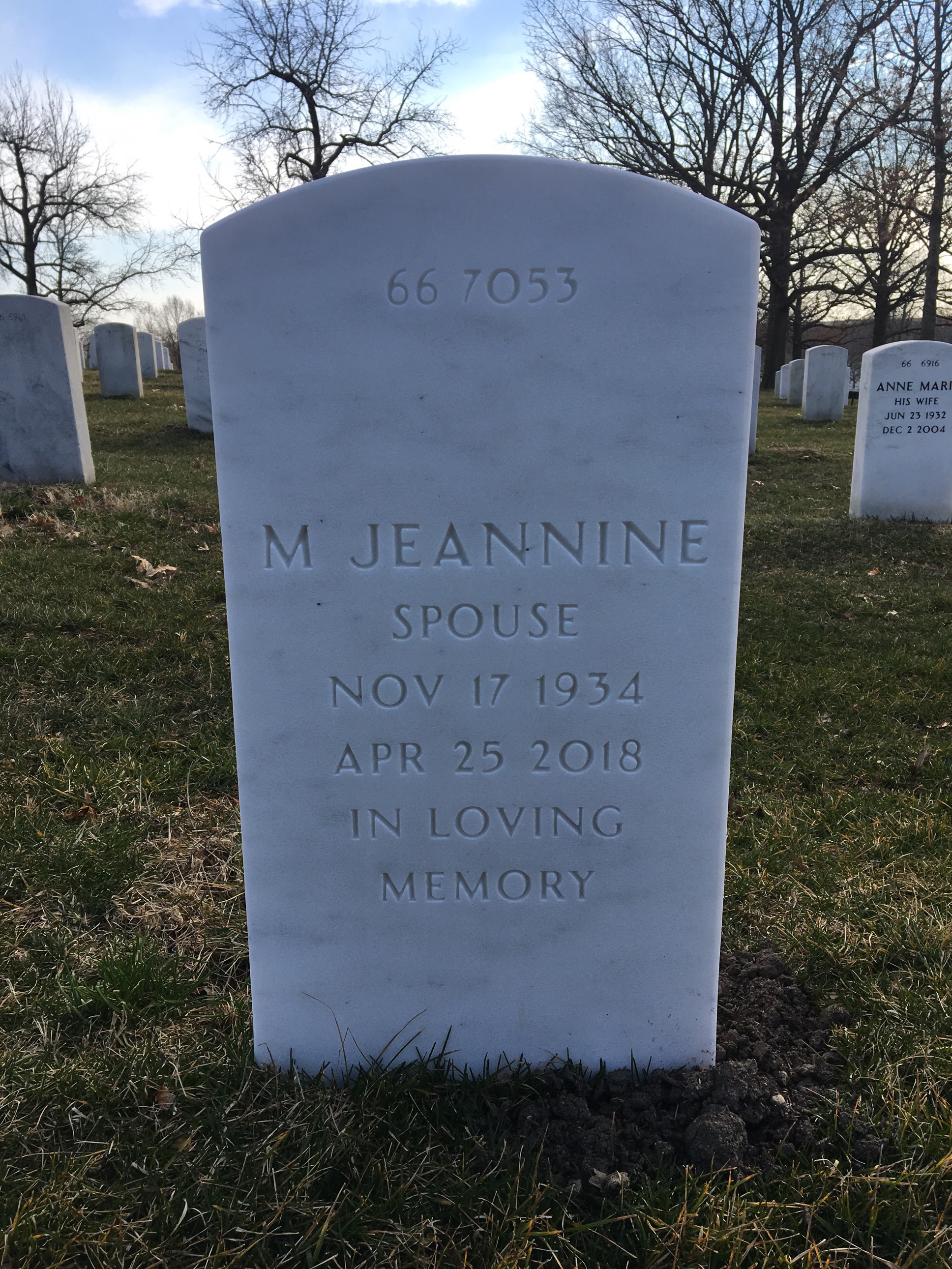 Back of headstone — Charles Cox