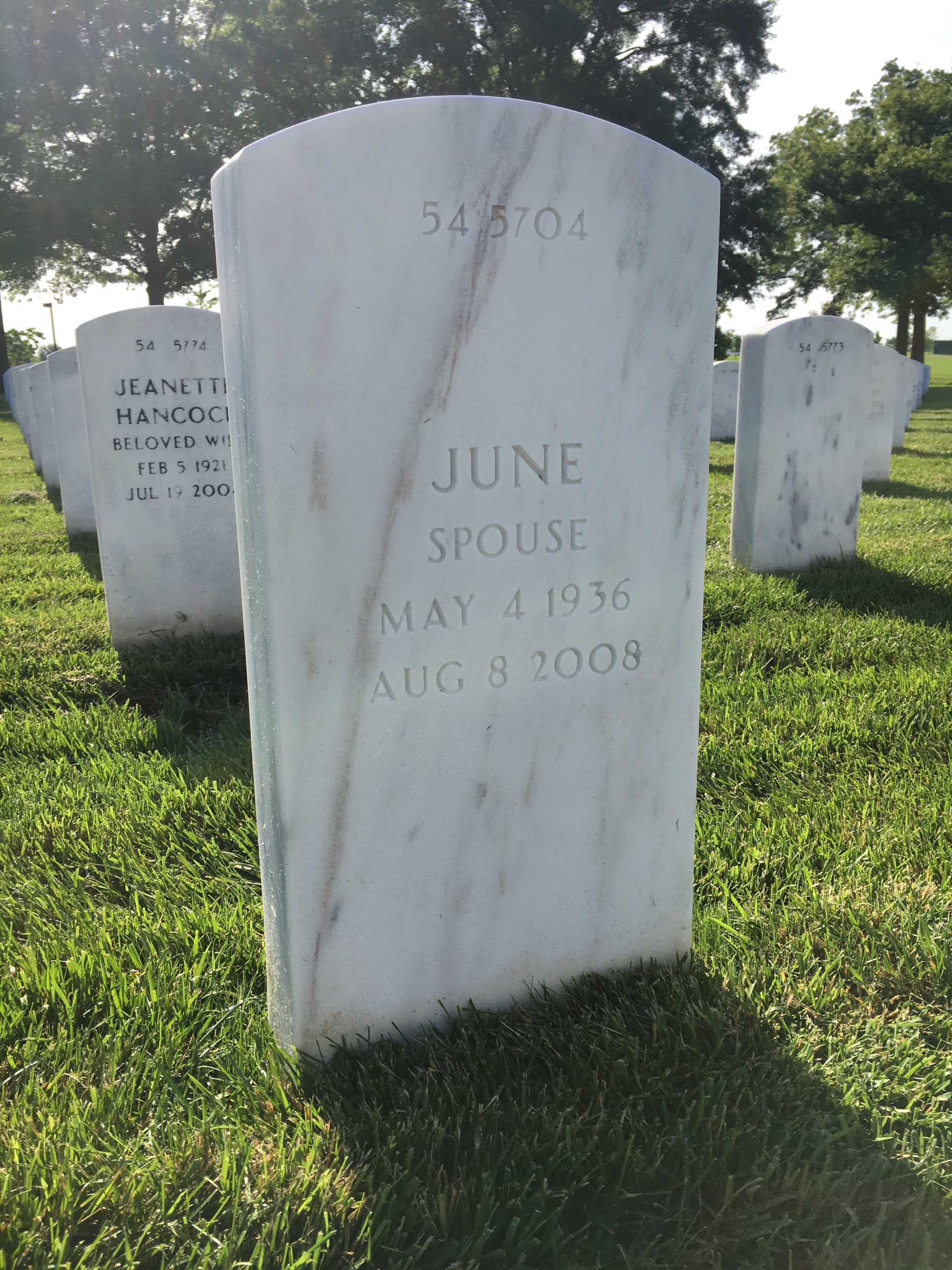 Back of headstone — John Pollard