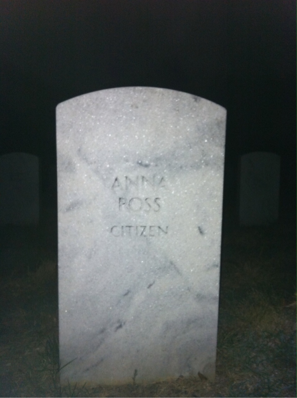 Headstone of Anna Ross