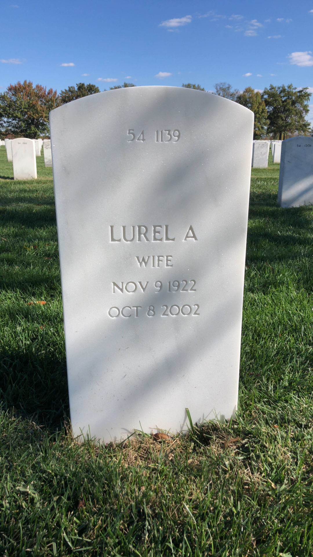 Back of headstone — Kirby Page
