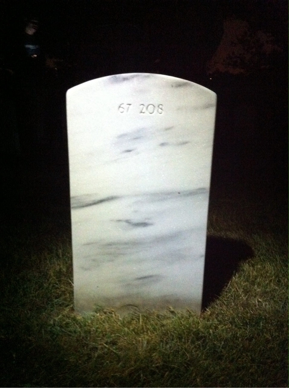 Back of headstone — Ernest Monk