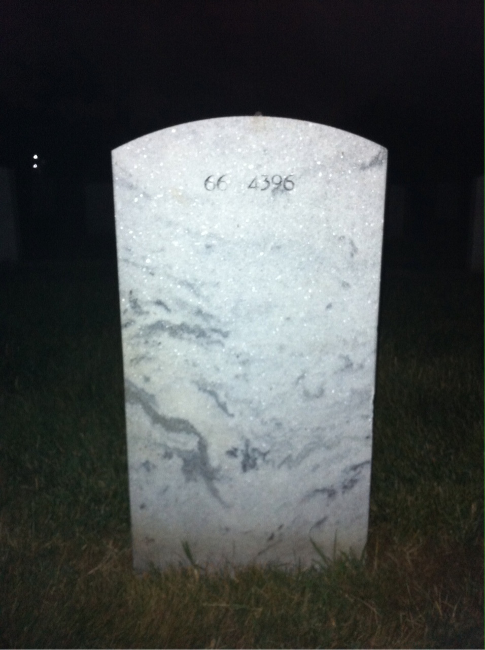 Back of headstone — Sandra Lee Kossler
