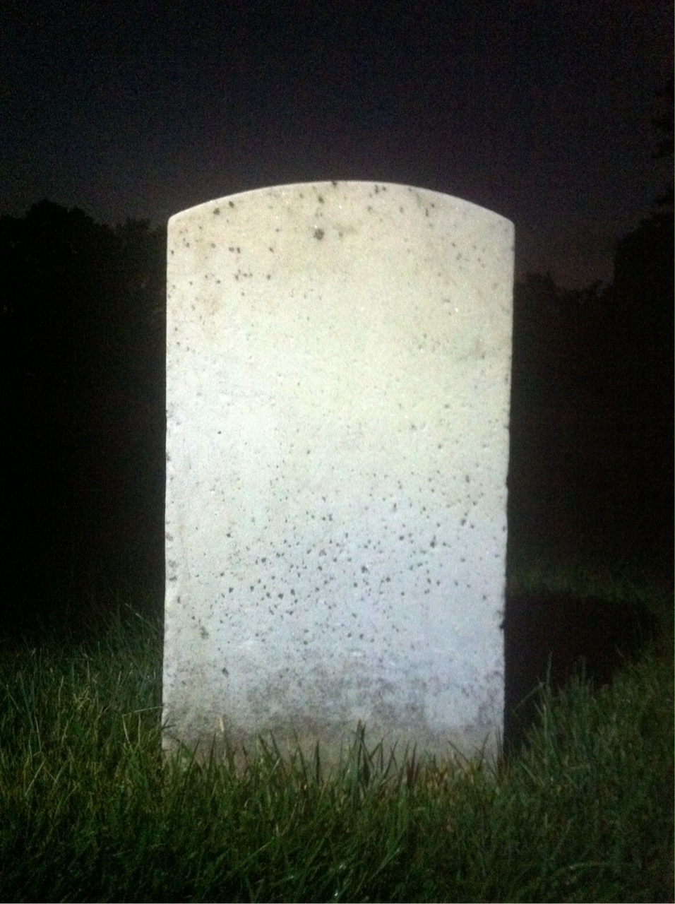 Back of headstone — Dudley Munson