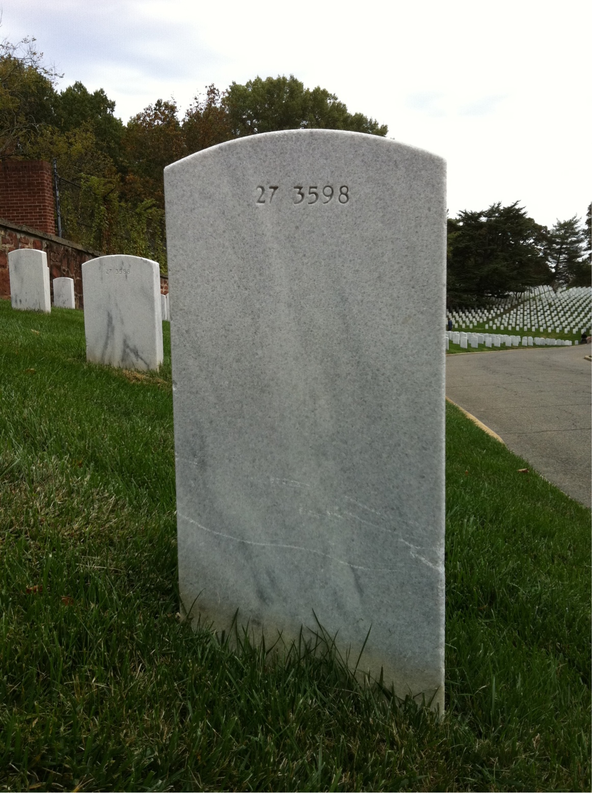 Back of headstone — Not Captured Bailey