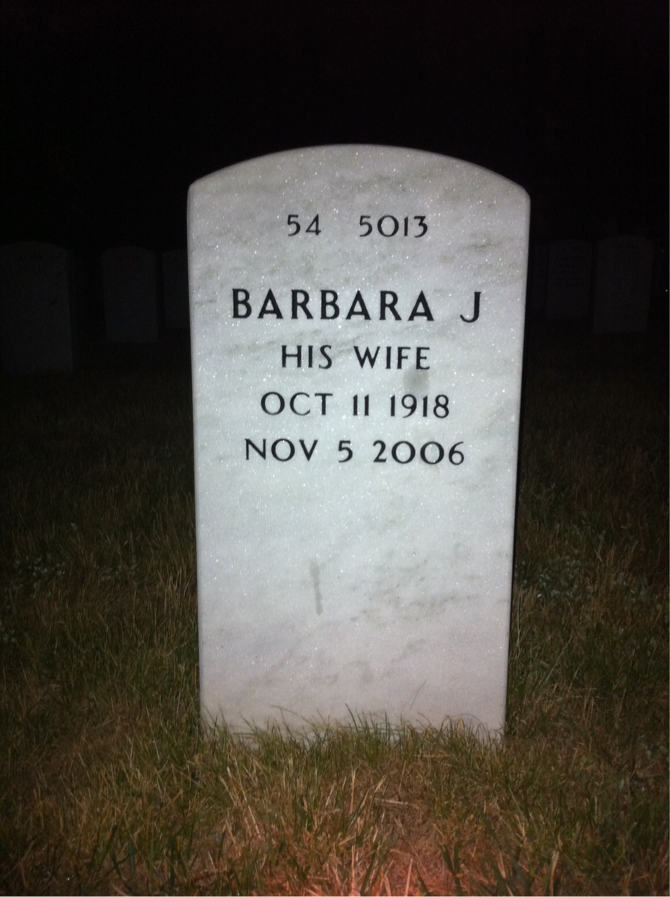 Back of headstone — Robert Rourke