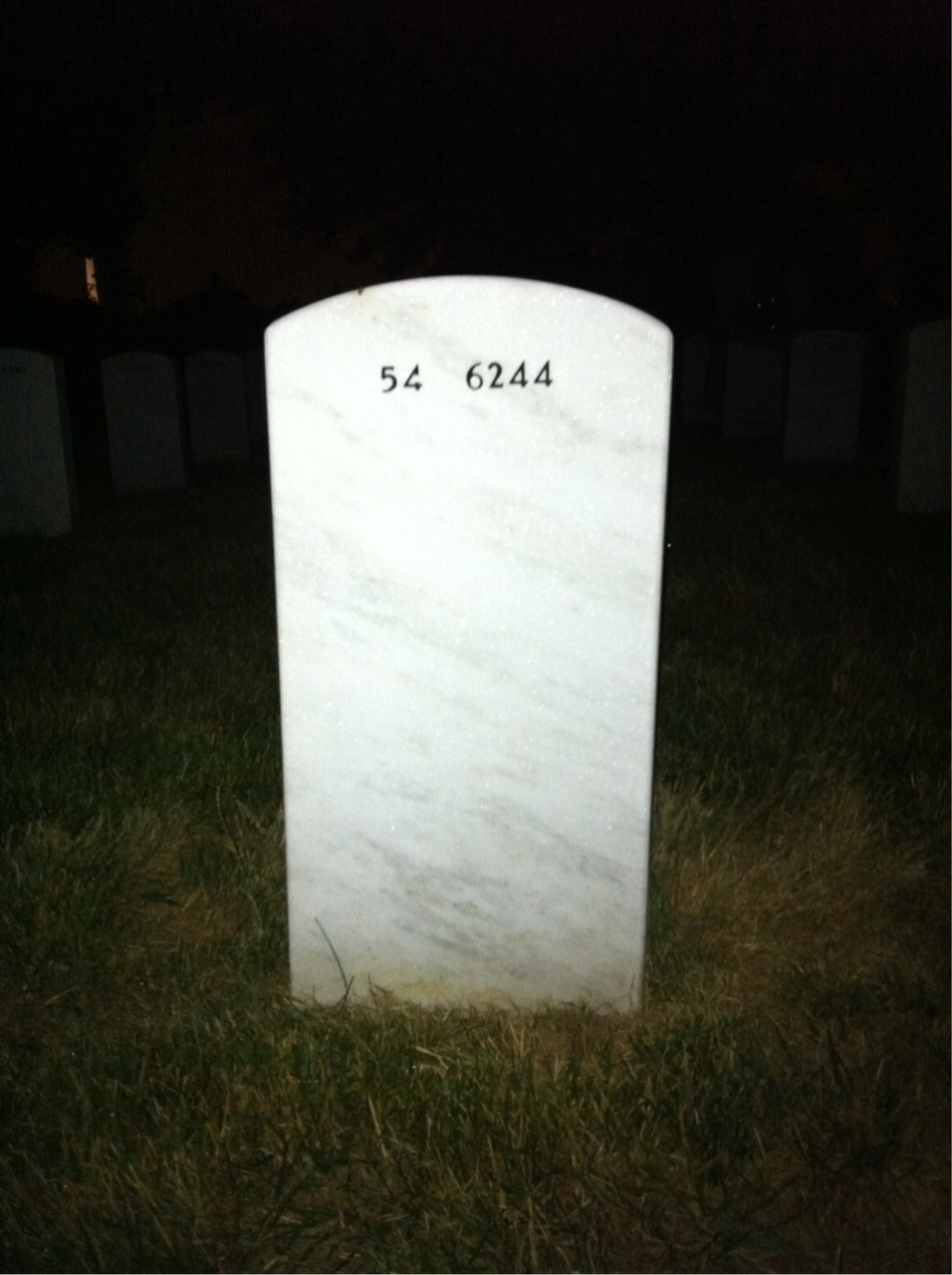 Back of headstone — Ruth Mobley