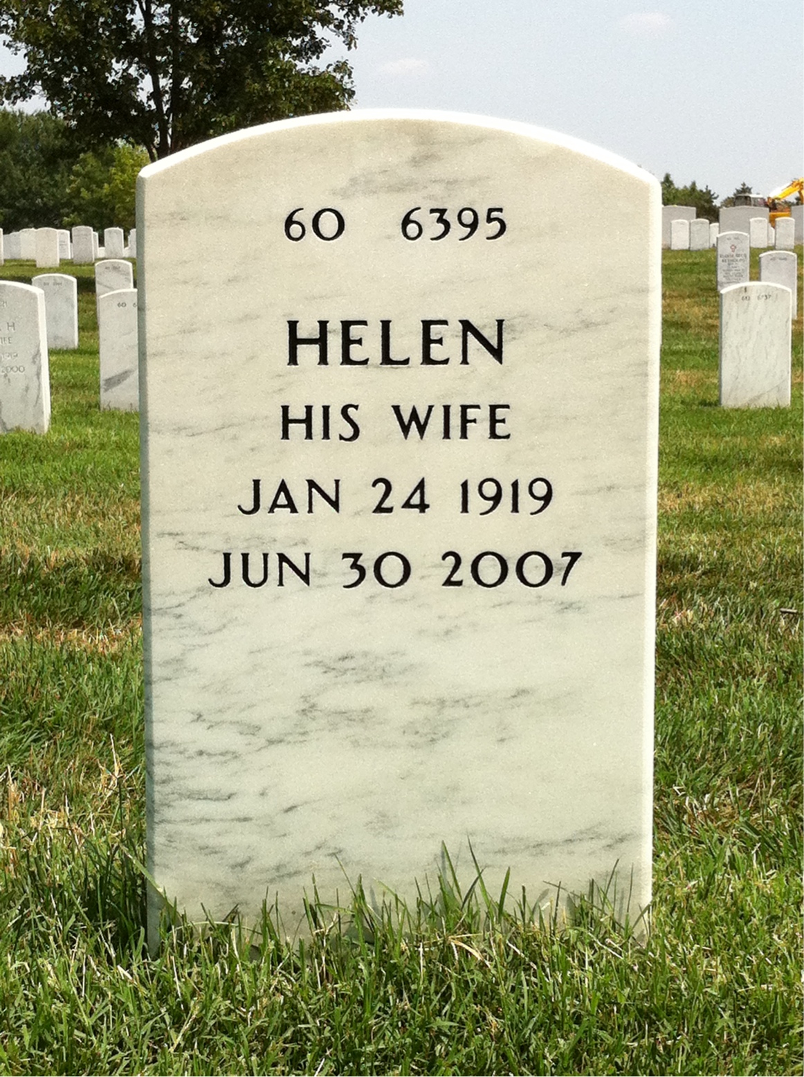 Back of headstone — Robert Maulsby