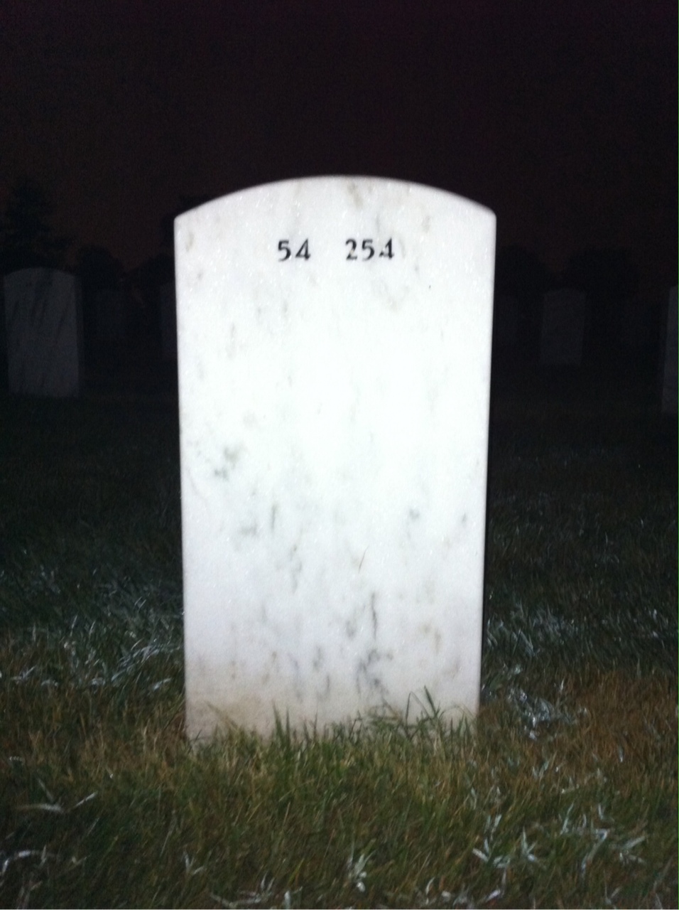 Back of headstone — Gary Neal