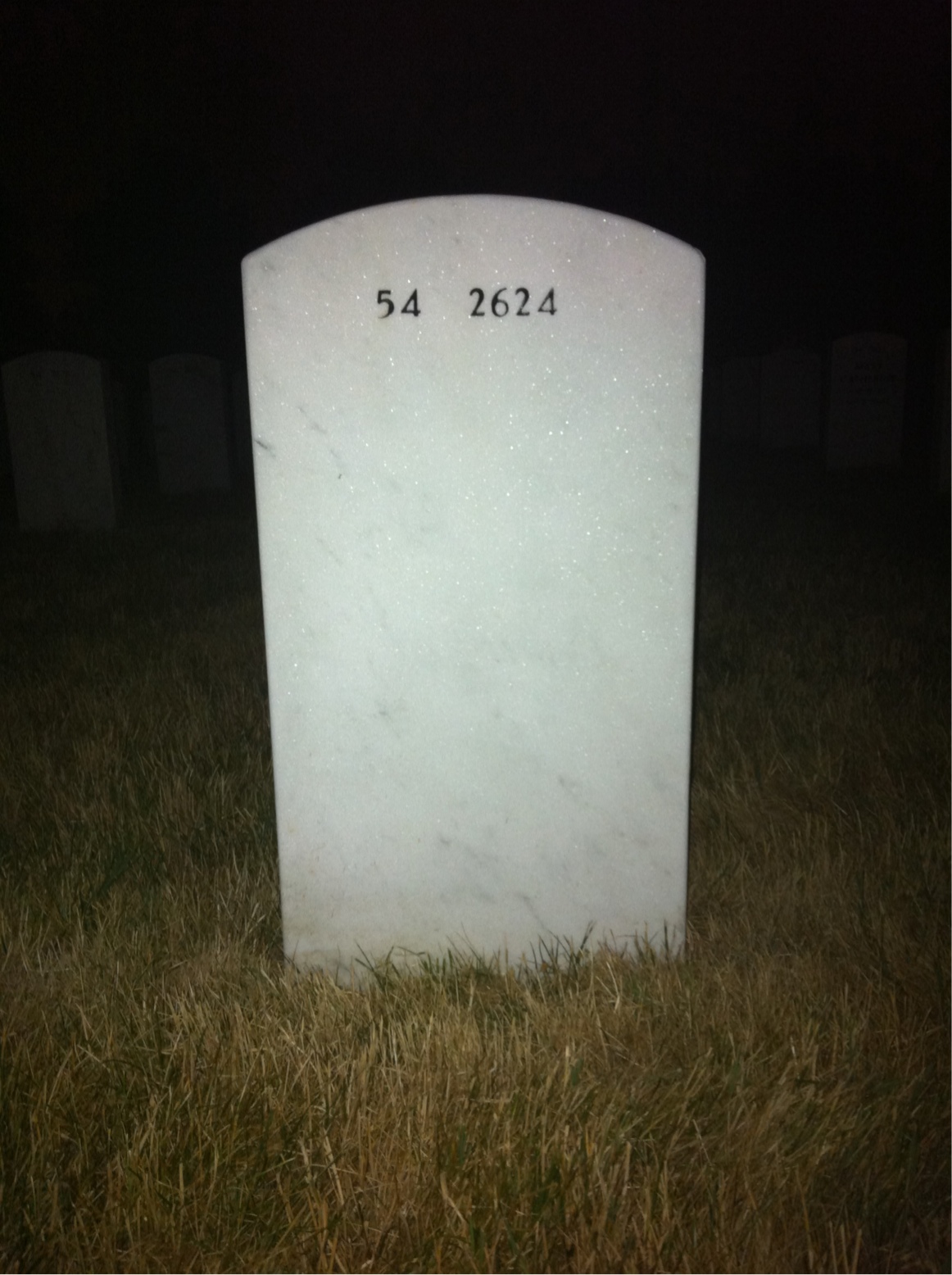 Back of headstone — Donald Brimmer