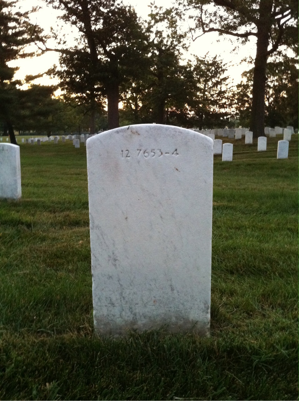 Back of headstone — Annie Boyton