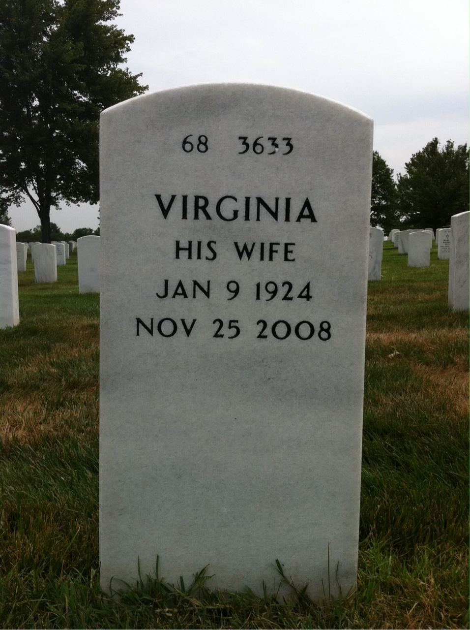 Back of headstone — Faran Mcclimans