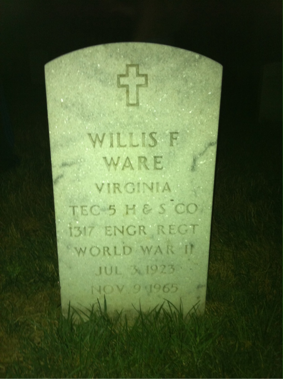 Willis F Ware
