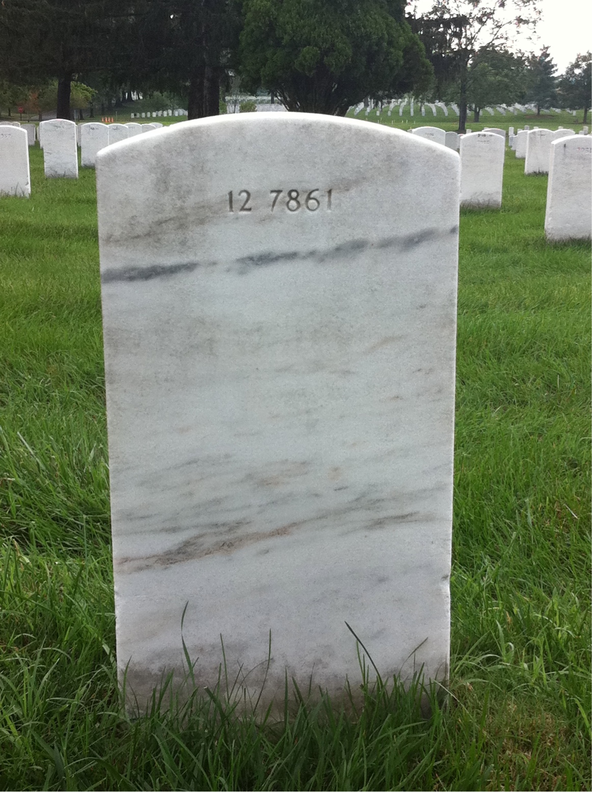Back of headstone — Margaret Bailey