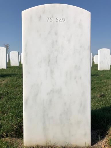 Back of headstone — Thomas Mills