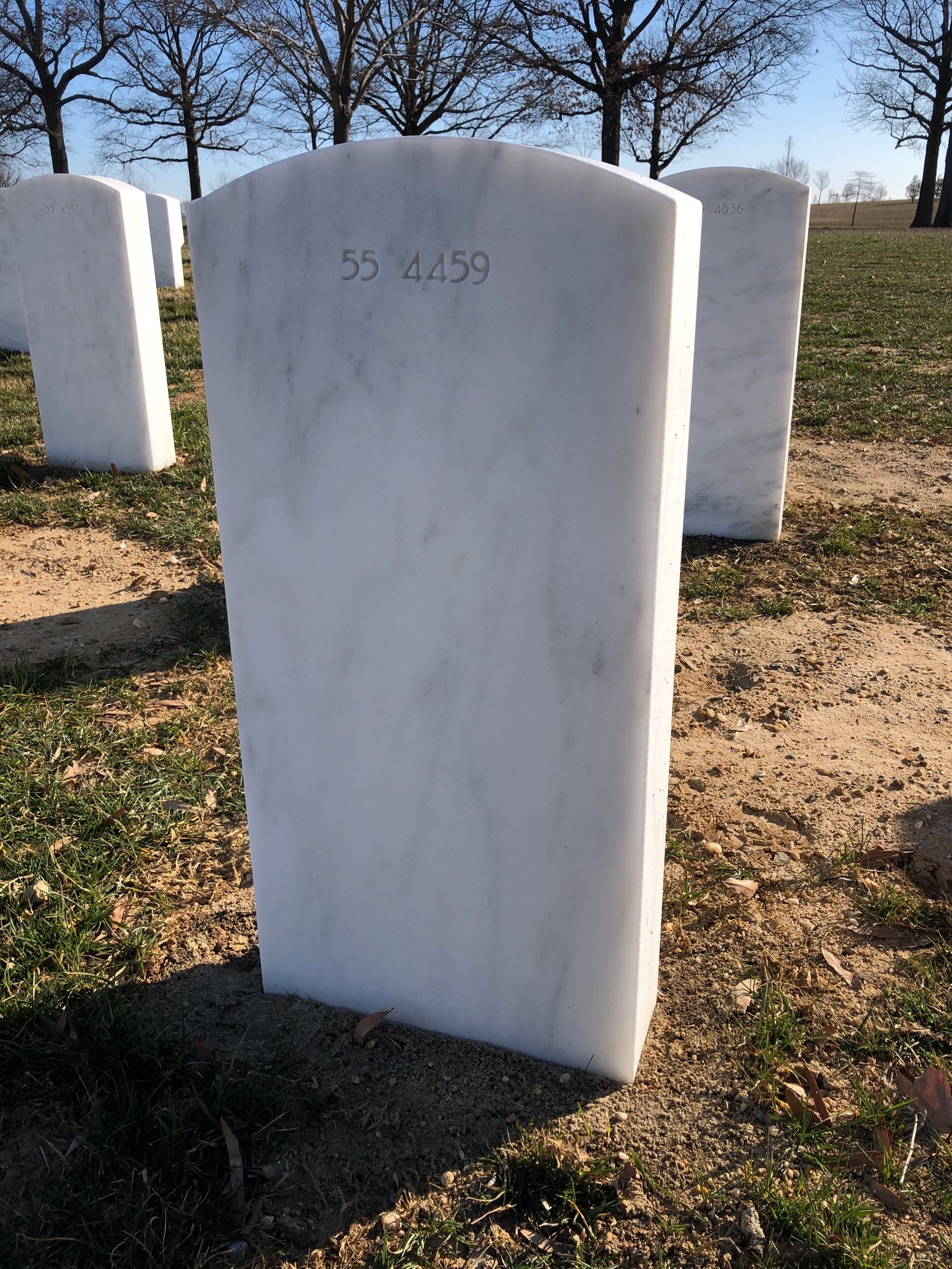 Back of headstone — William Louis Mastraccio