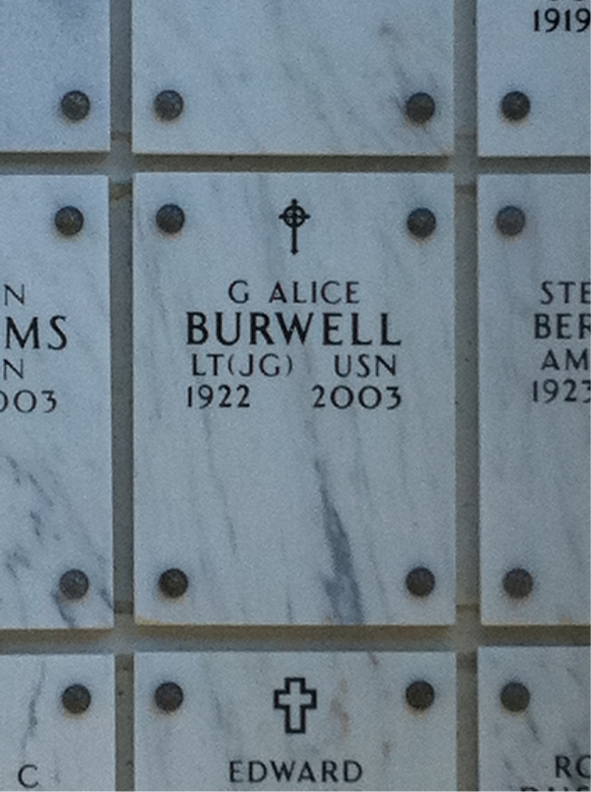 G Alice Burwell