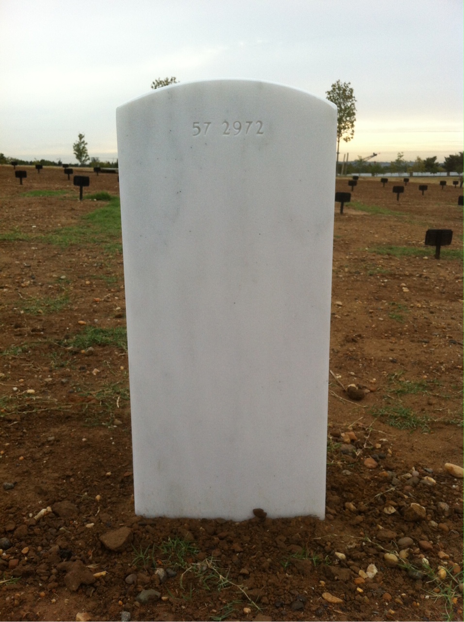 Back of headstone — Todd Douglas Thomson