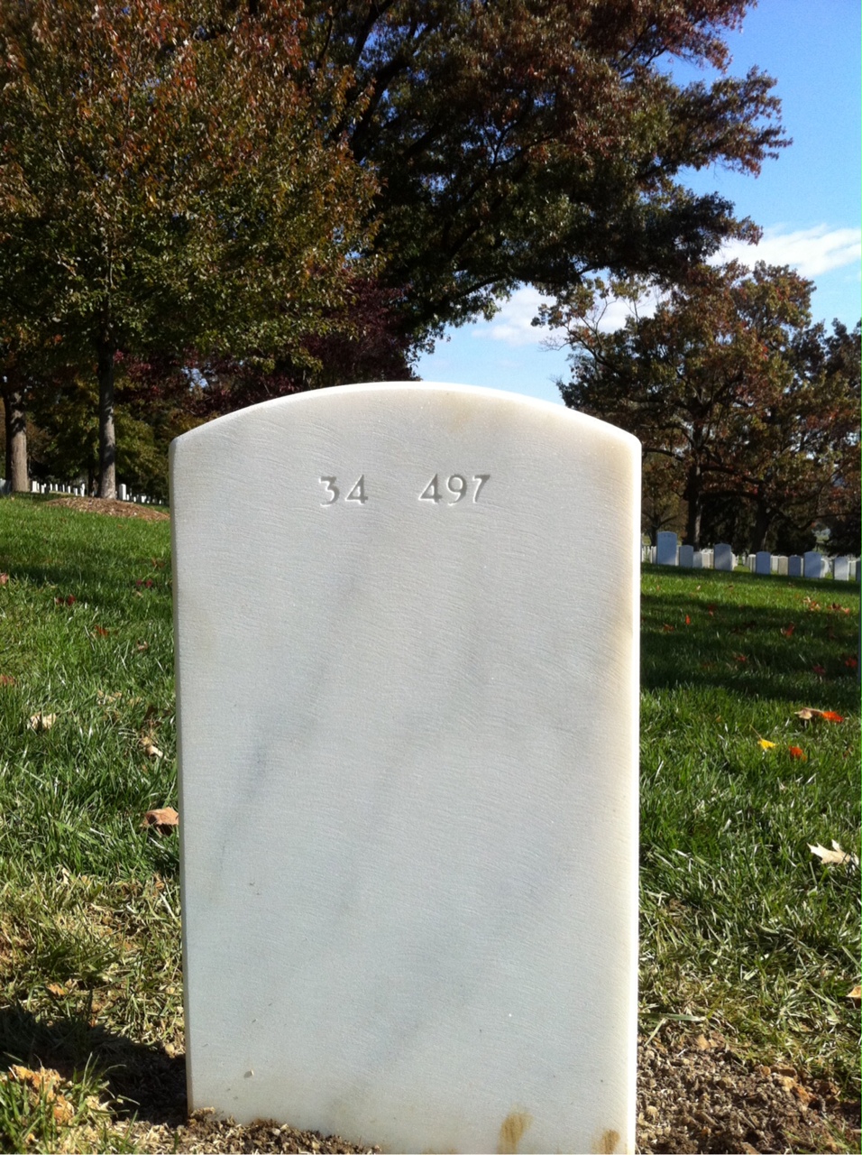Back of headstone — Carlos Aponte