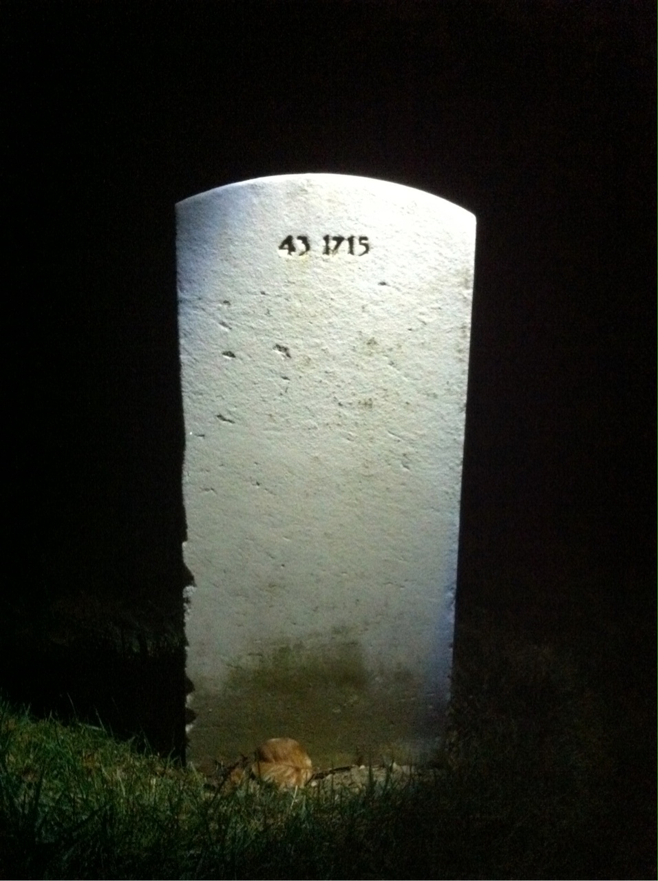 Back of headstone — Herbert Baker
