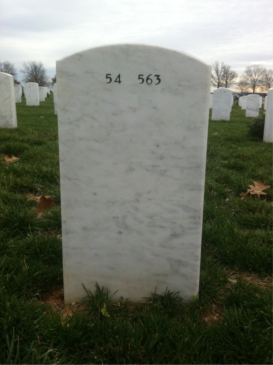 Back of headstone — Louis Gombasy