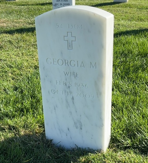 Back of headstone — Ramsey Brunson
