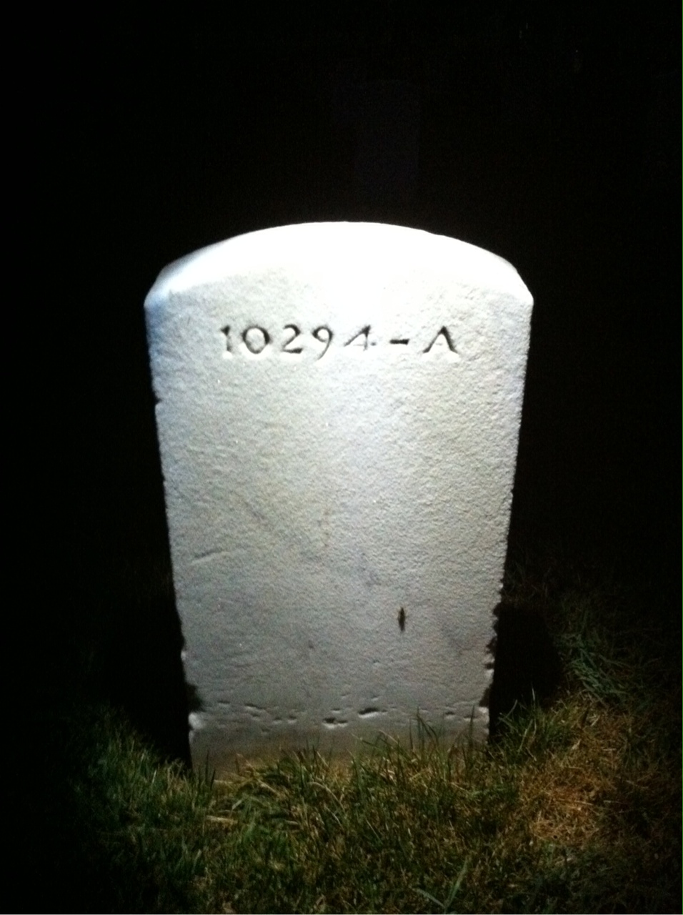 Back of headstone — John Murphy
