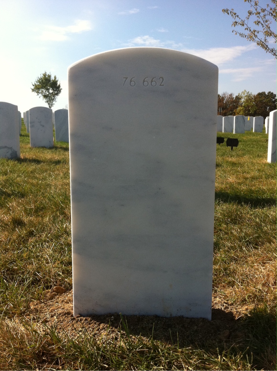 Back of headstone — Vernon Akers