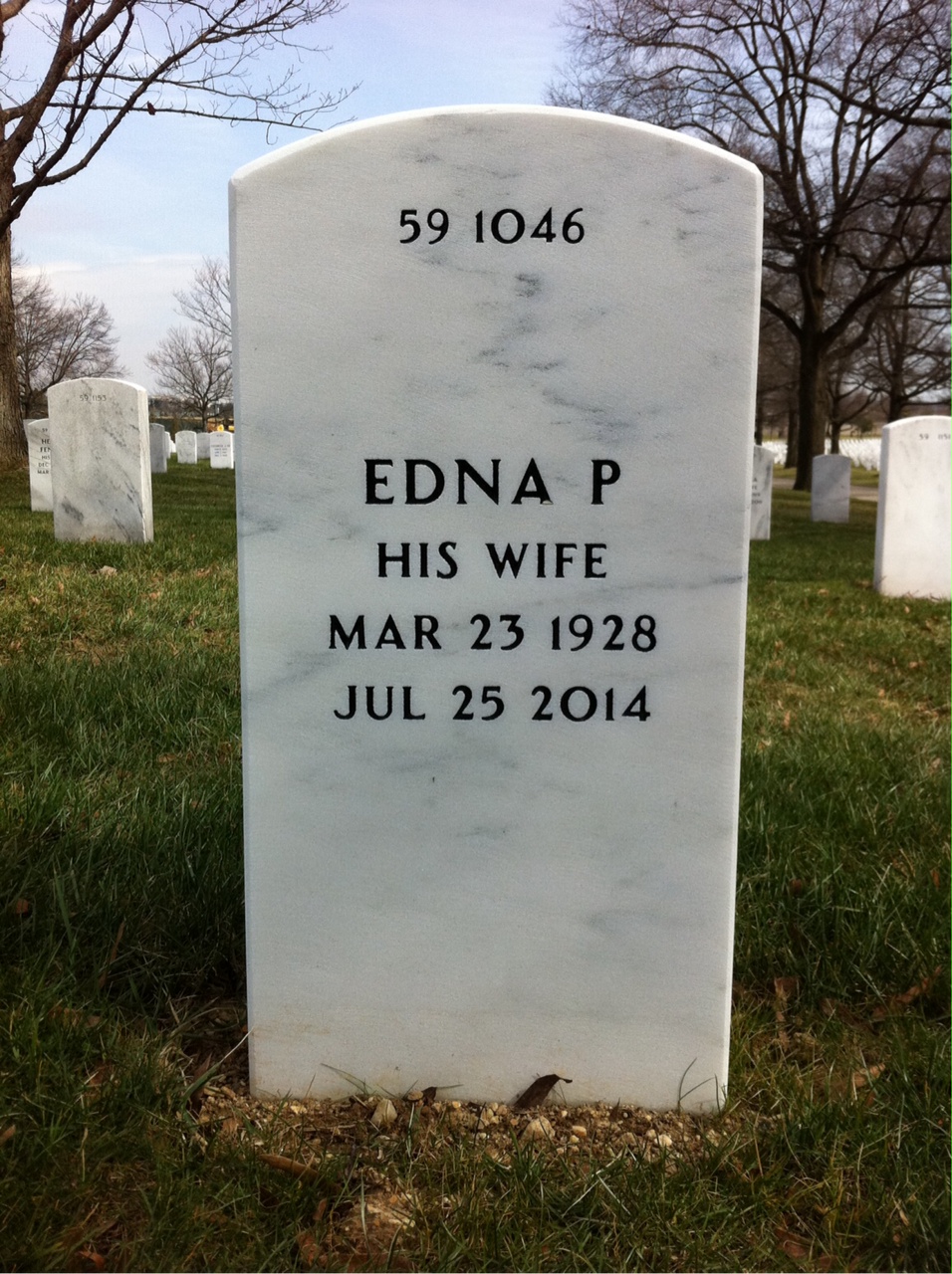 Back of headstone — Raymond Arroyo