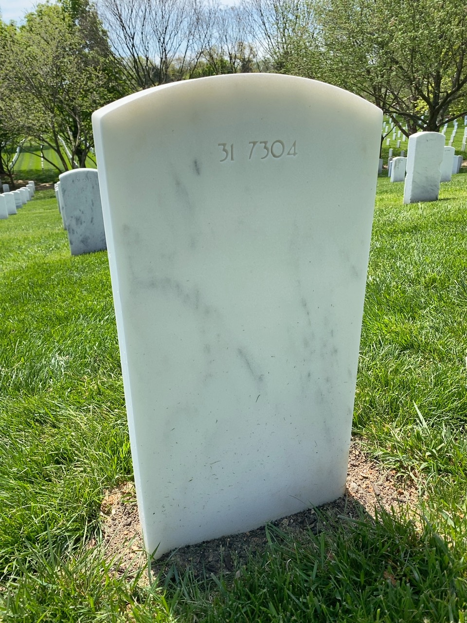 Back of headstone — Will Edward Mcleod
