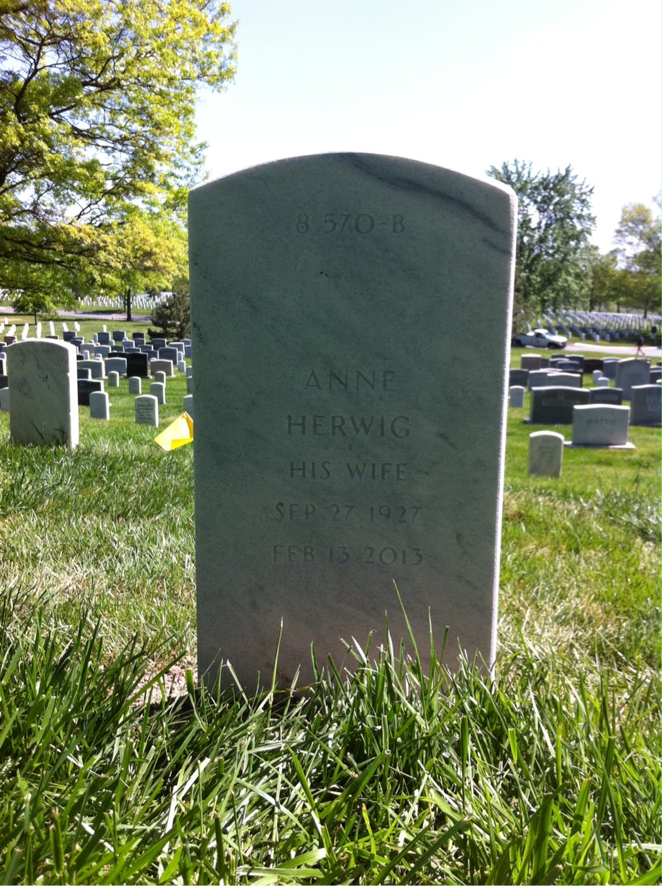 Back of headstone — John Rowan