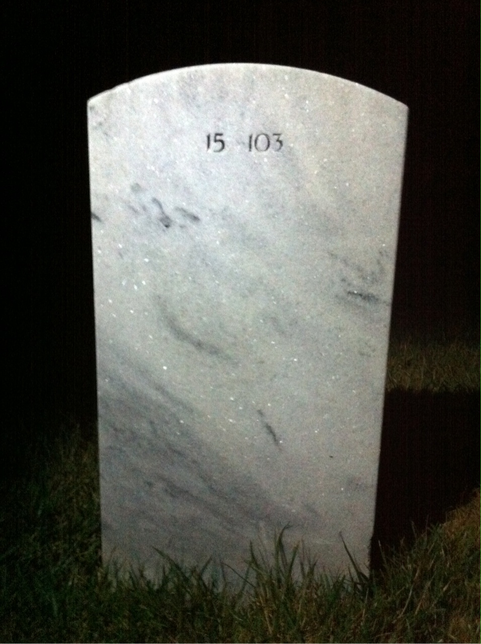 Back of headstone — William Robert Macleod