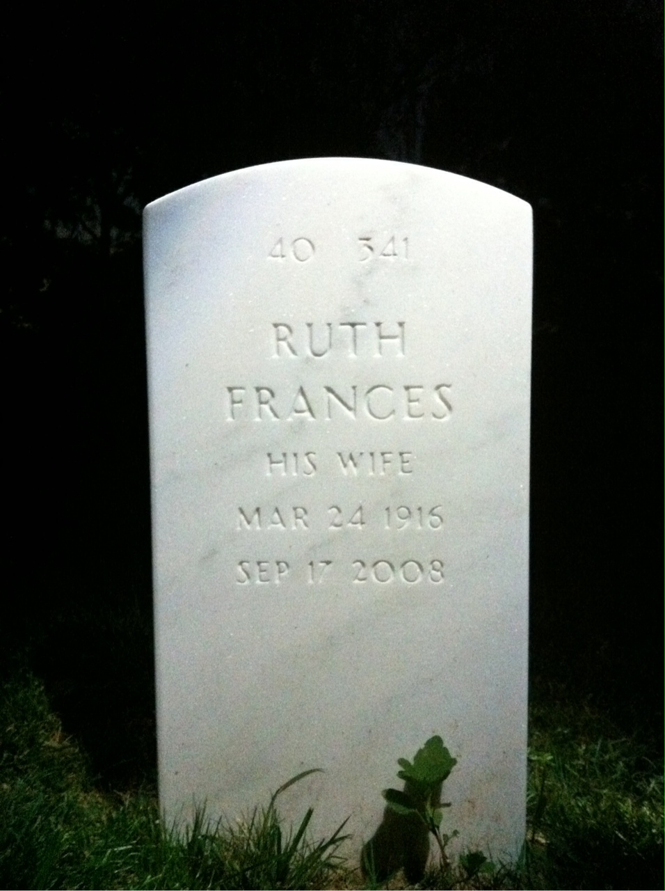 Back of headstone — John Pasley