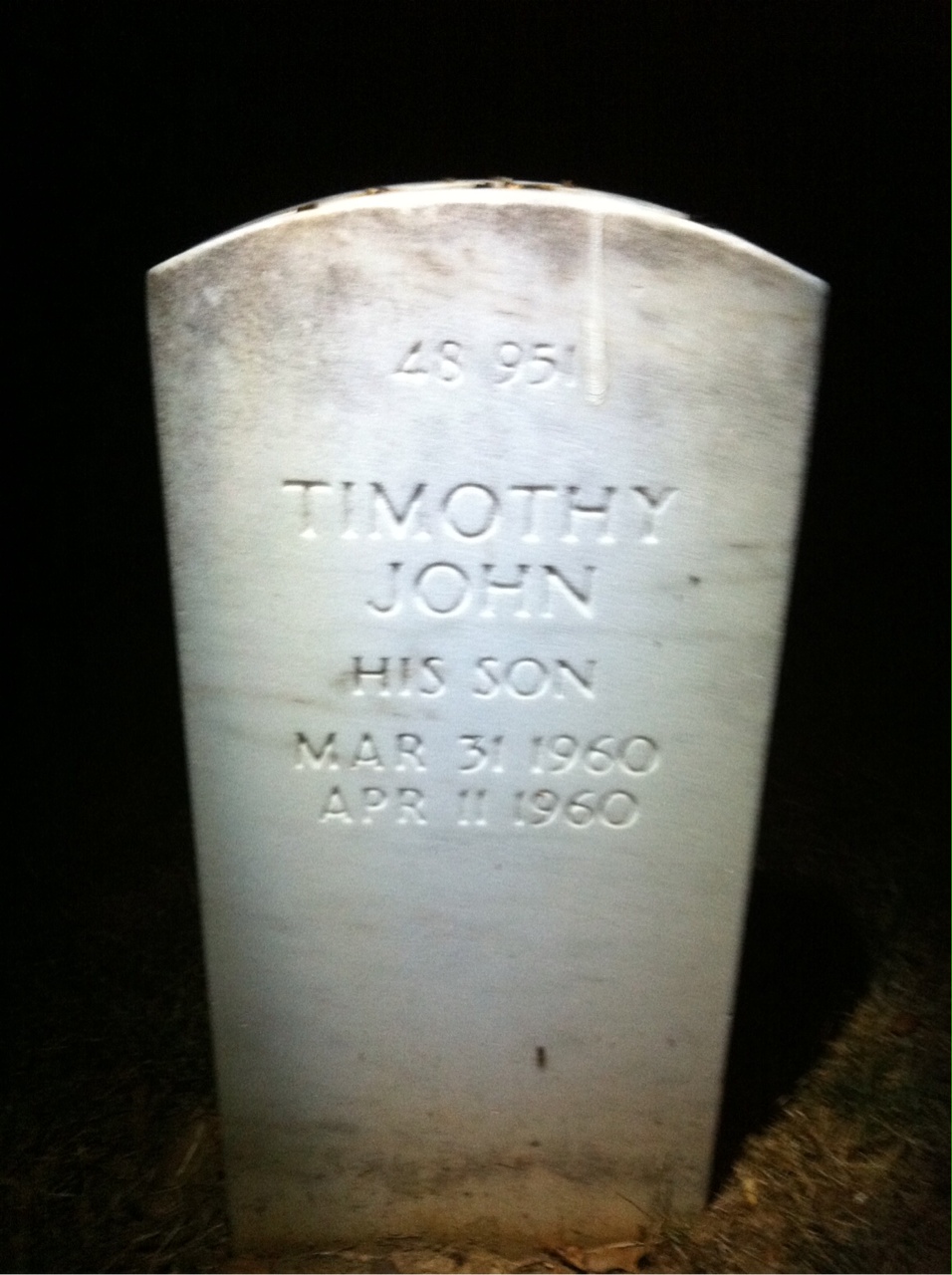 Back of headstone — Harry Mueller
