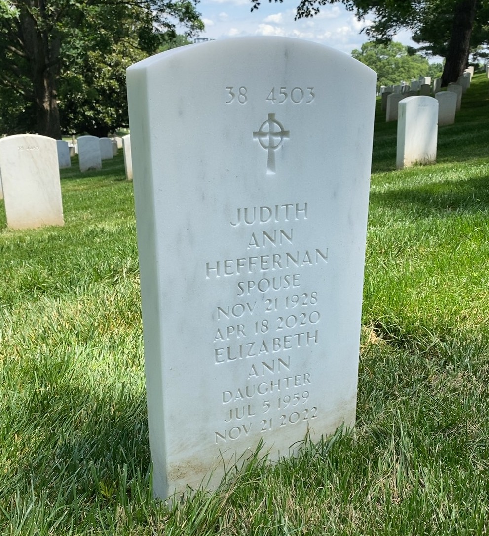 Back of headstone — John Wack