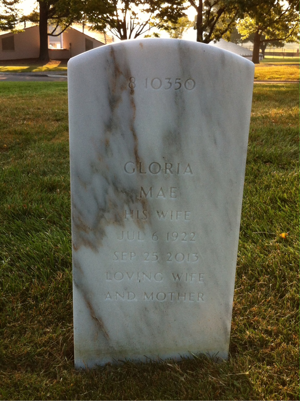 Back of headstone — John Philp