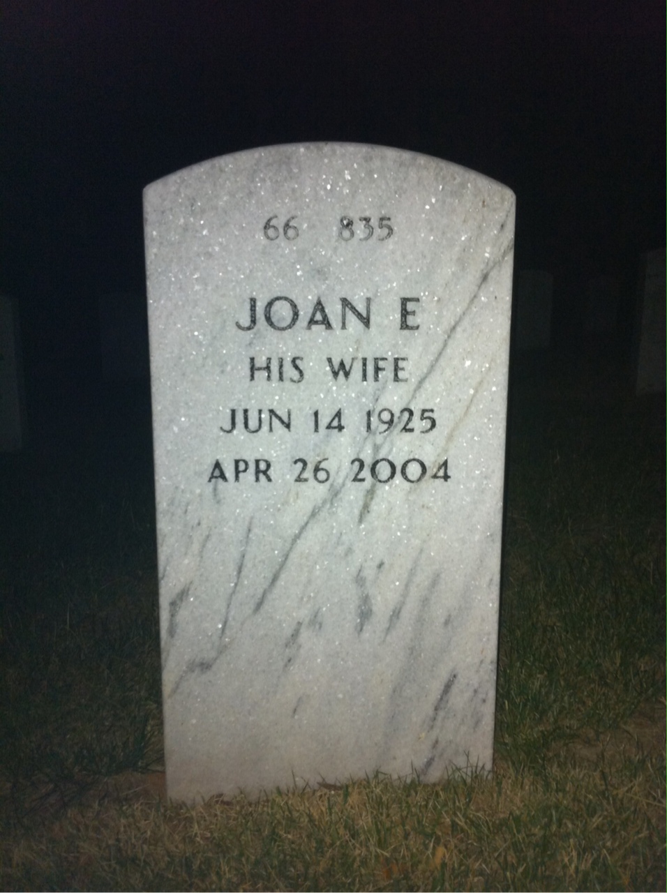 Back of headstone — Robert Mathieu