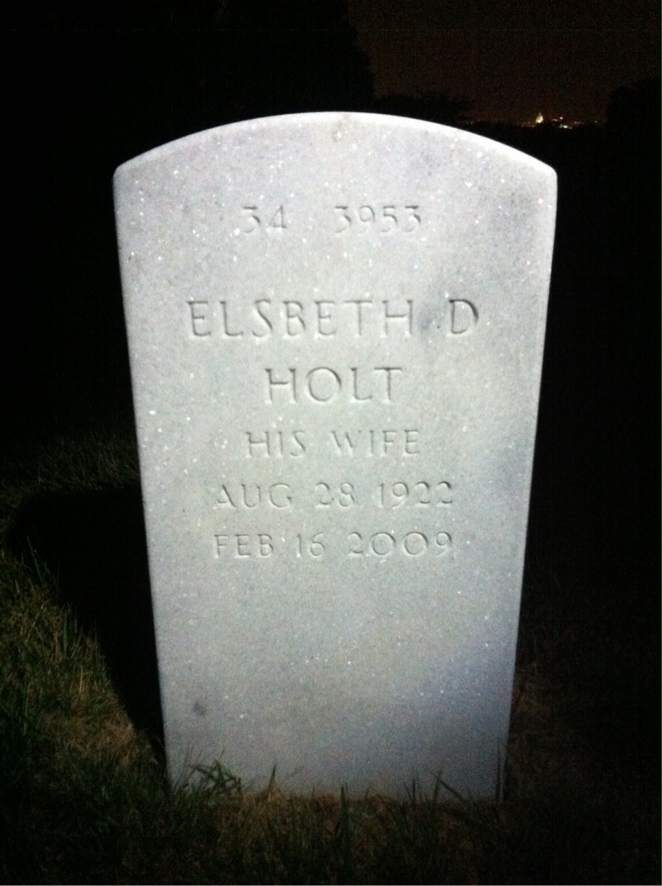 Back of headstone — James Kulp