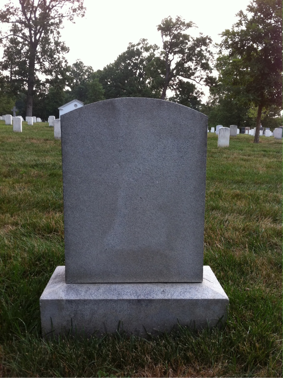 Back of headstone — Mary Moore