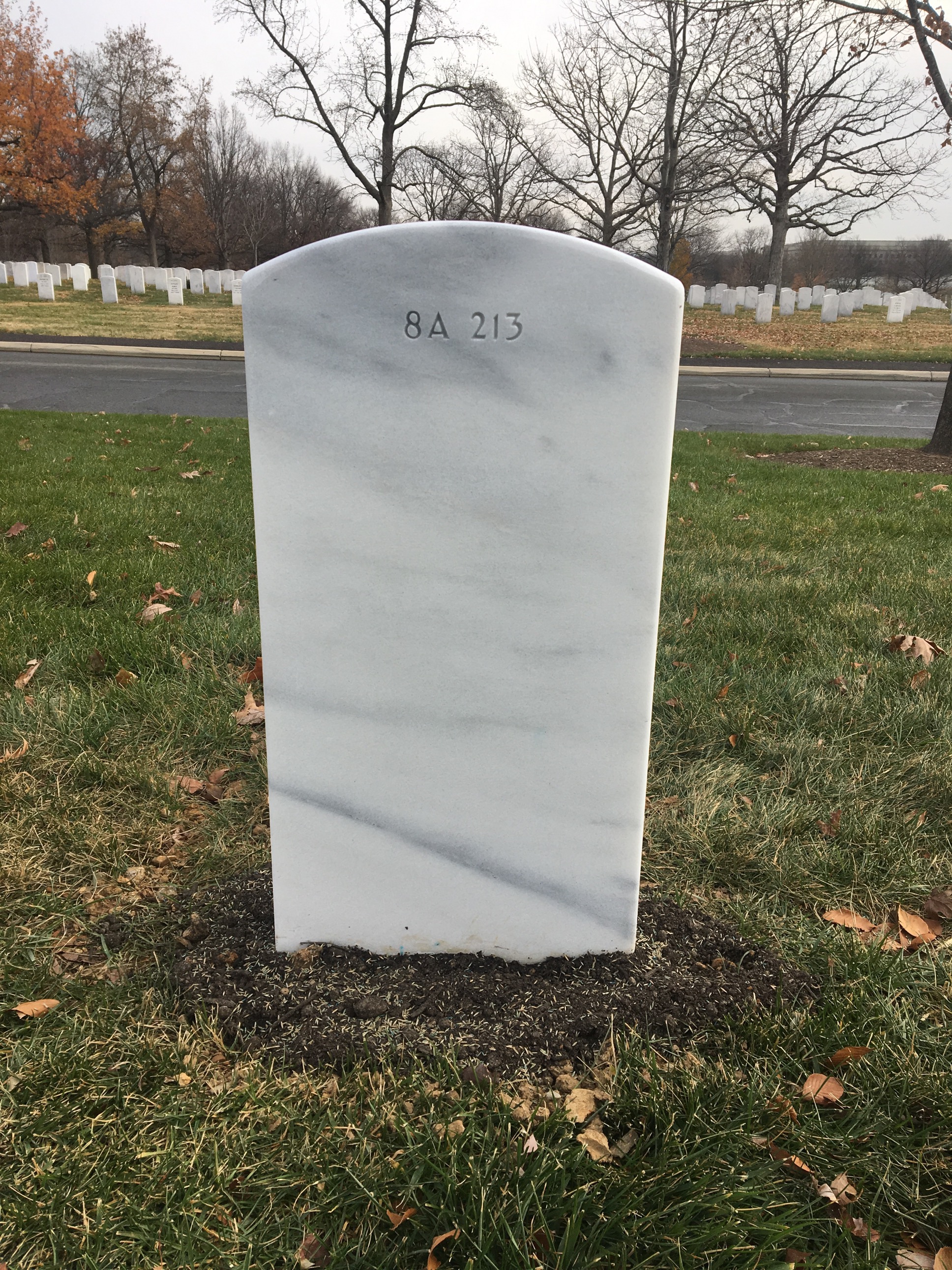 Back of headstone — Ralph Muir