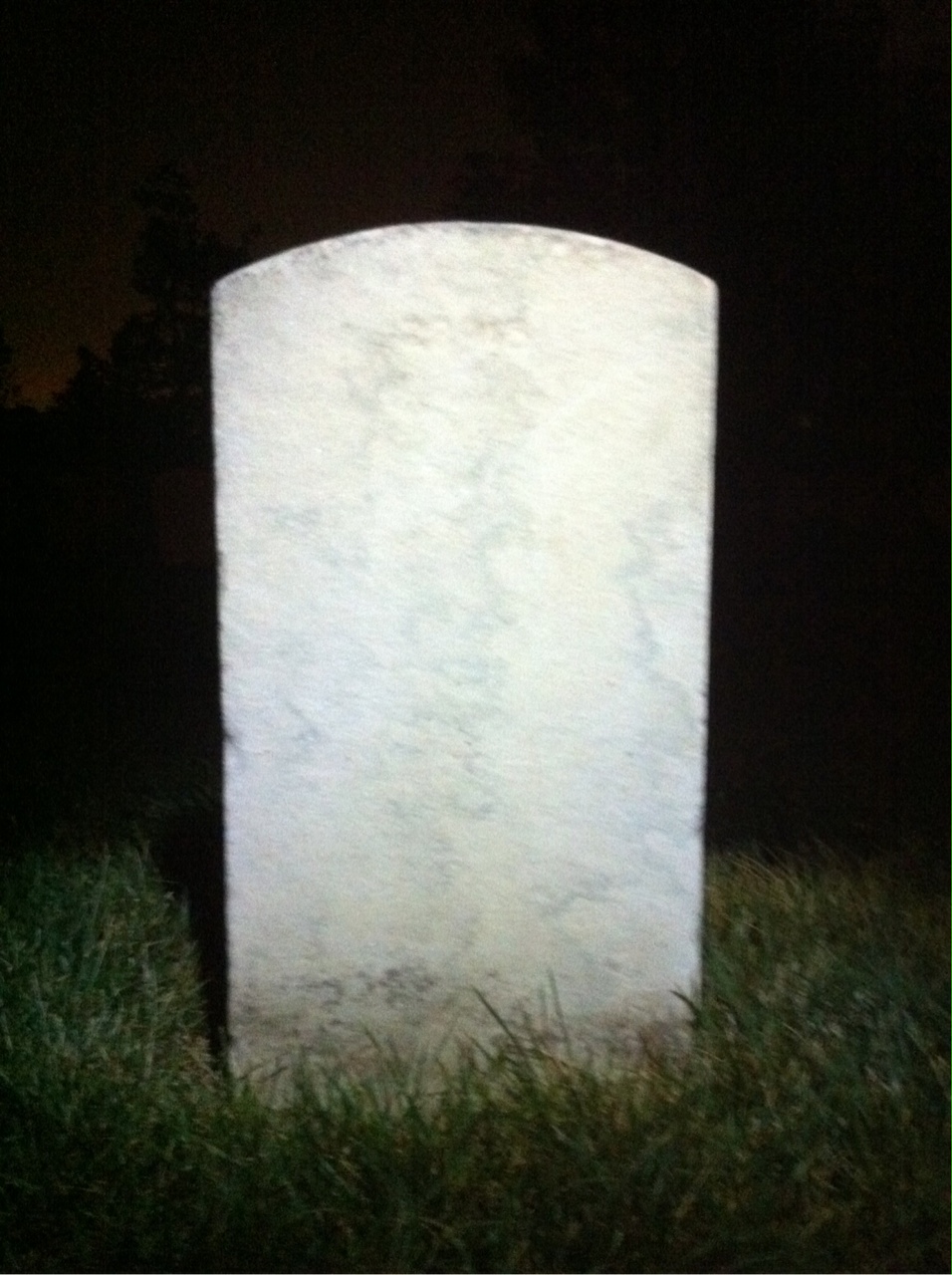 Back of headstone — William Askins