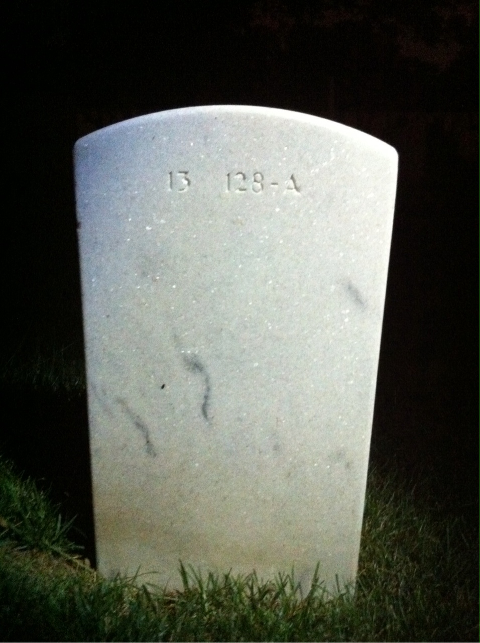 Back of headstone — Nathaniel Morgenthal