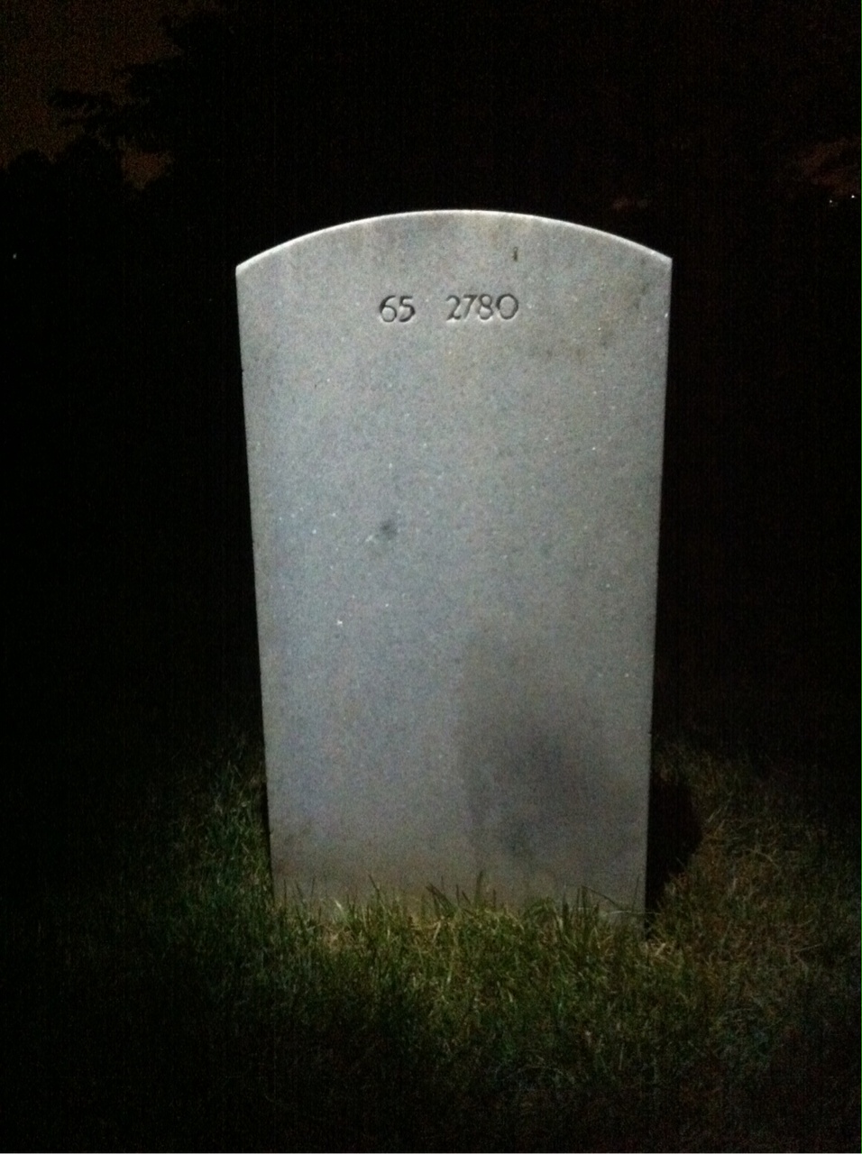 Back of headstone — Rudolfo Aguirre