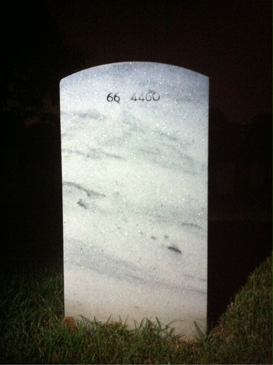 Back of headstone — Joseph Acevedo