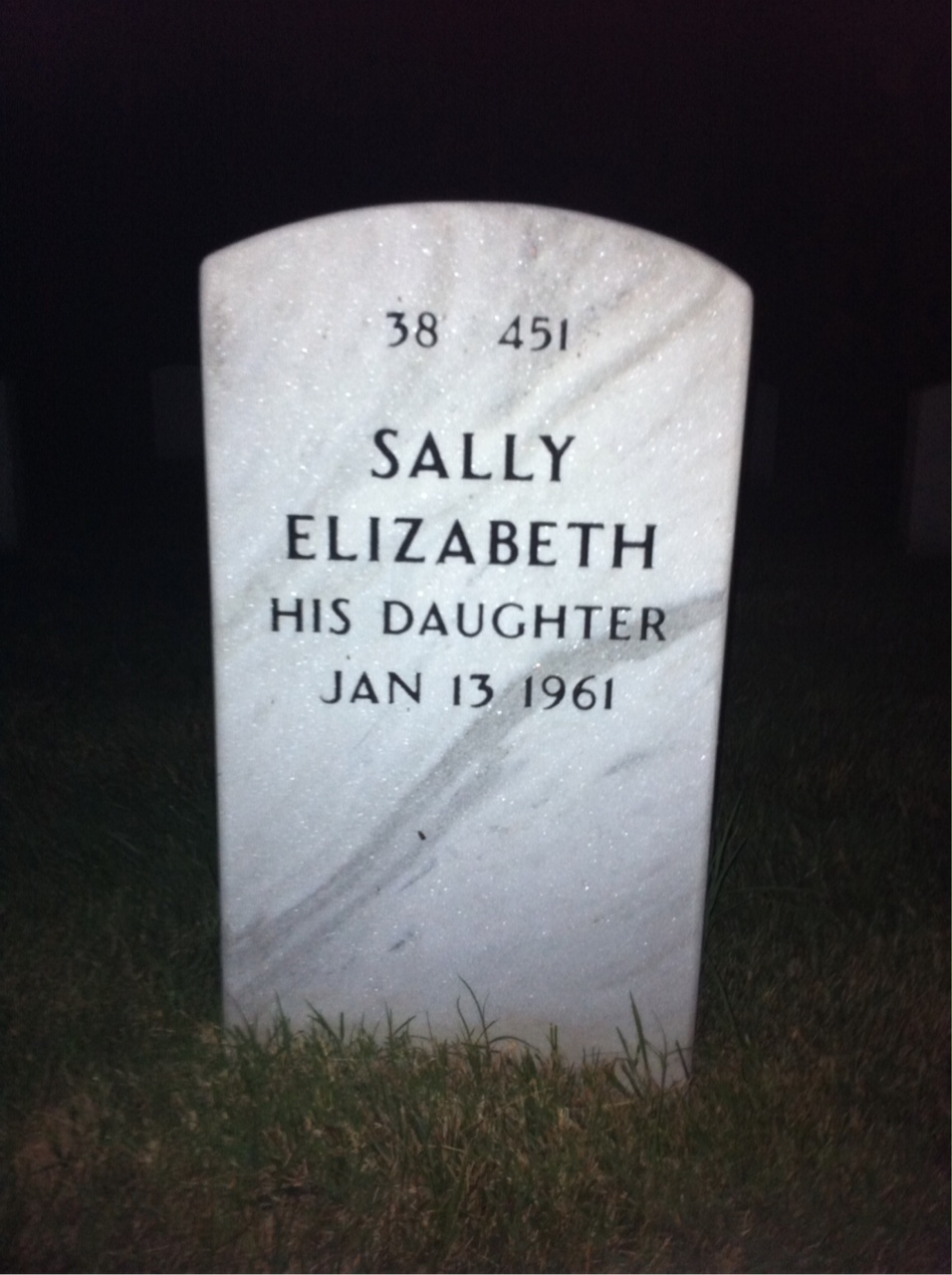 Back of headstone — Andrew Johnston