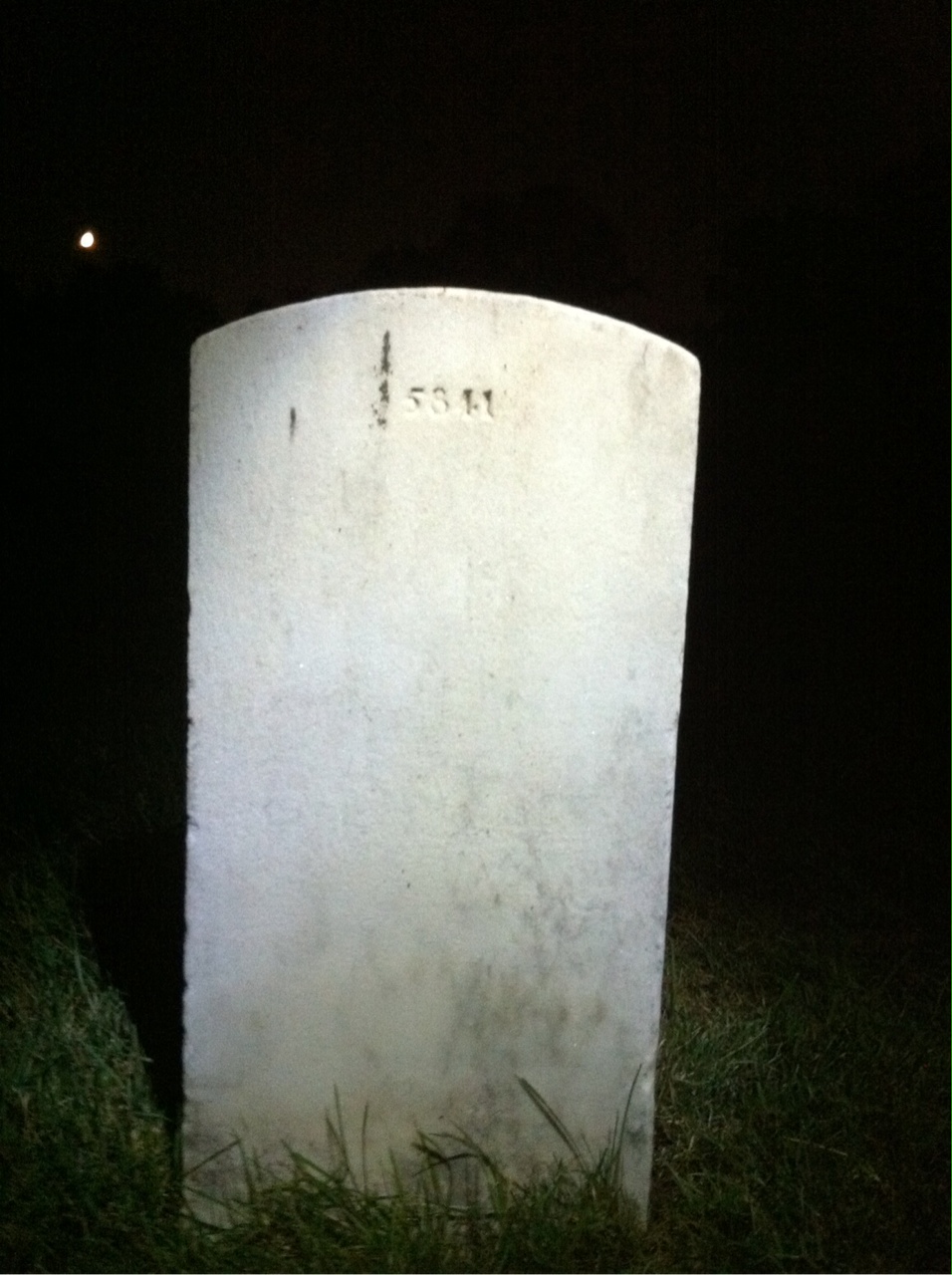Back of headstone — William Bolac