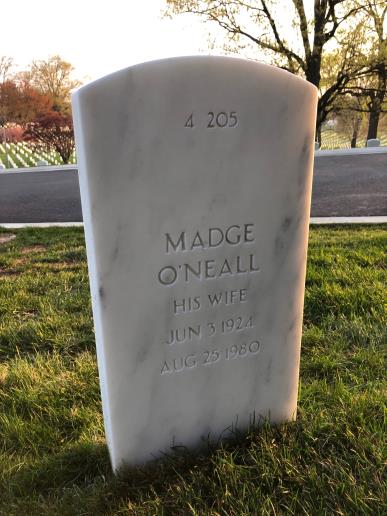 Back of headstone — Casilear Middleton