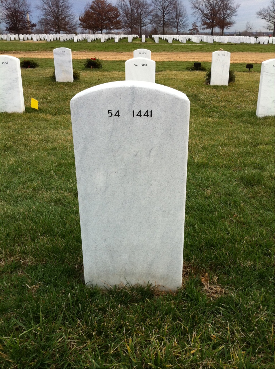 Back of headstone — Peter Marshal Fry