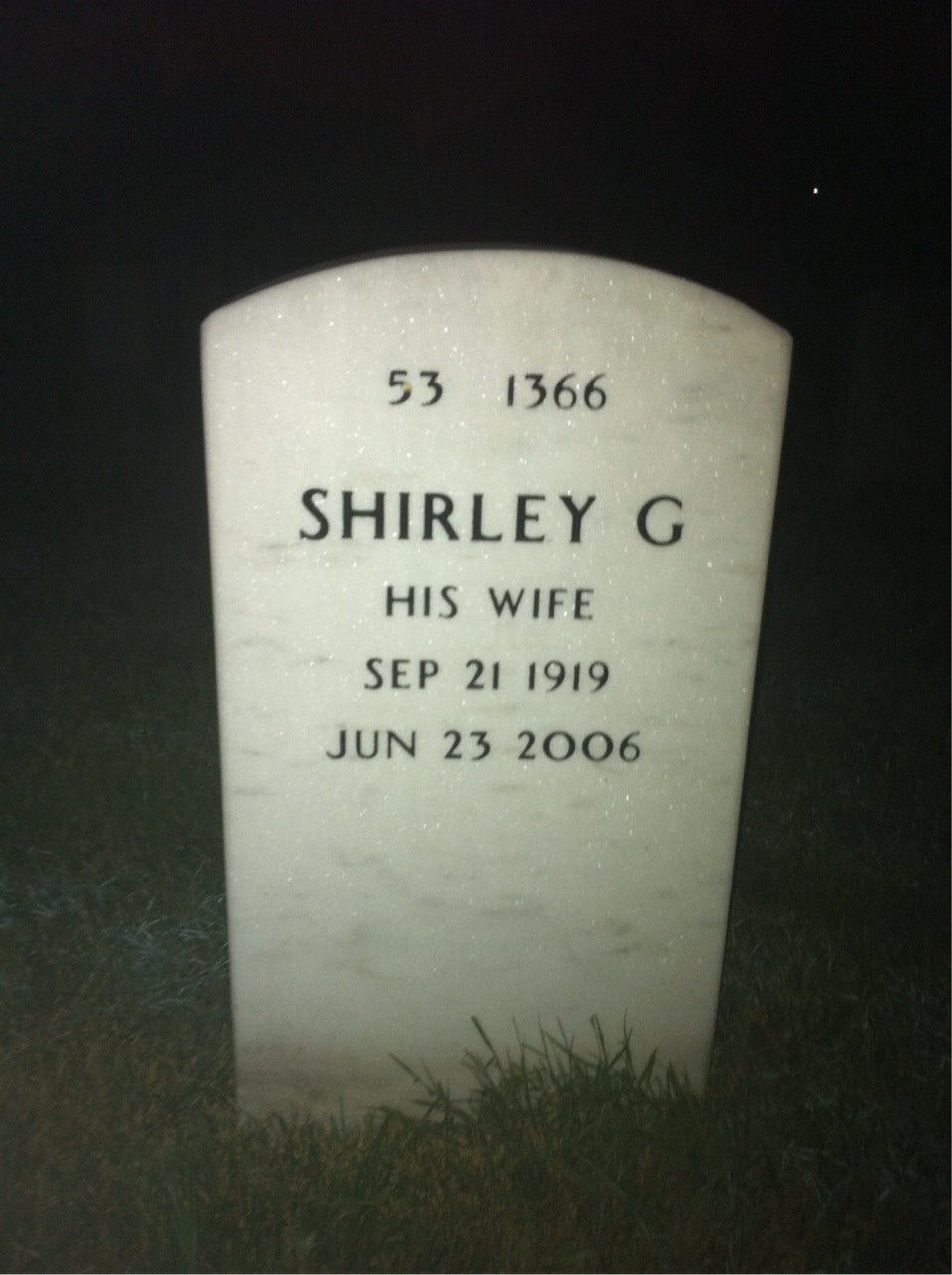 Back of headstone — James Ratcliffe